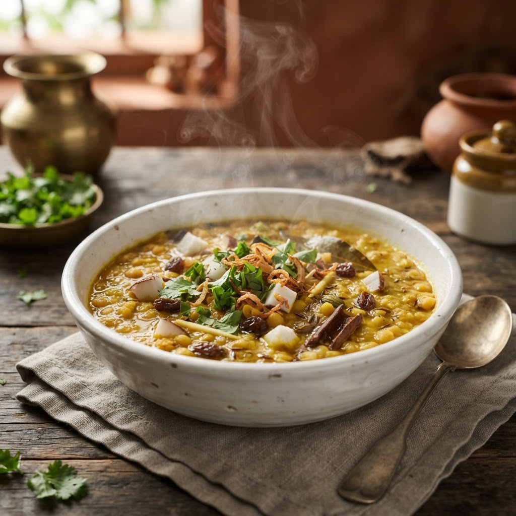 Cholar (Chana Dal) with Coconut