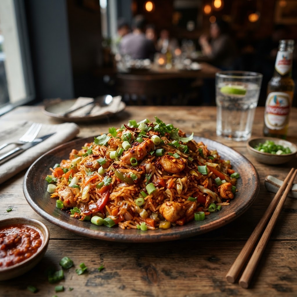 Chicken Schezwen Fried Rice