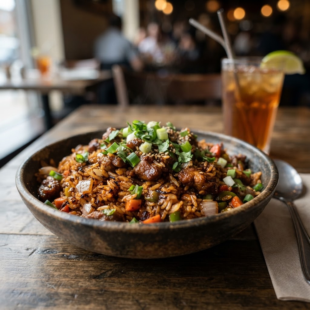 Lamb Schezwen Fried Rice