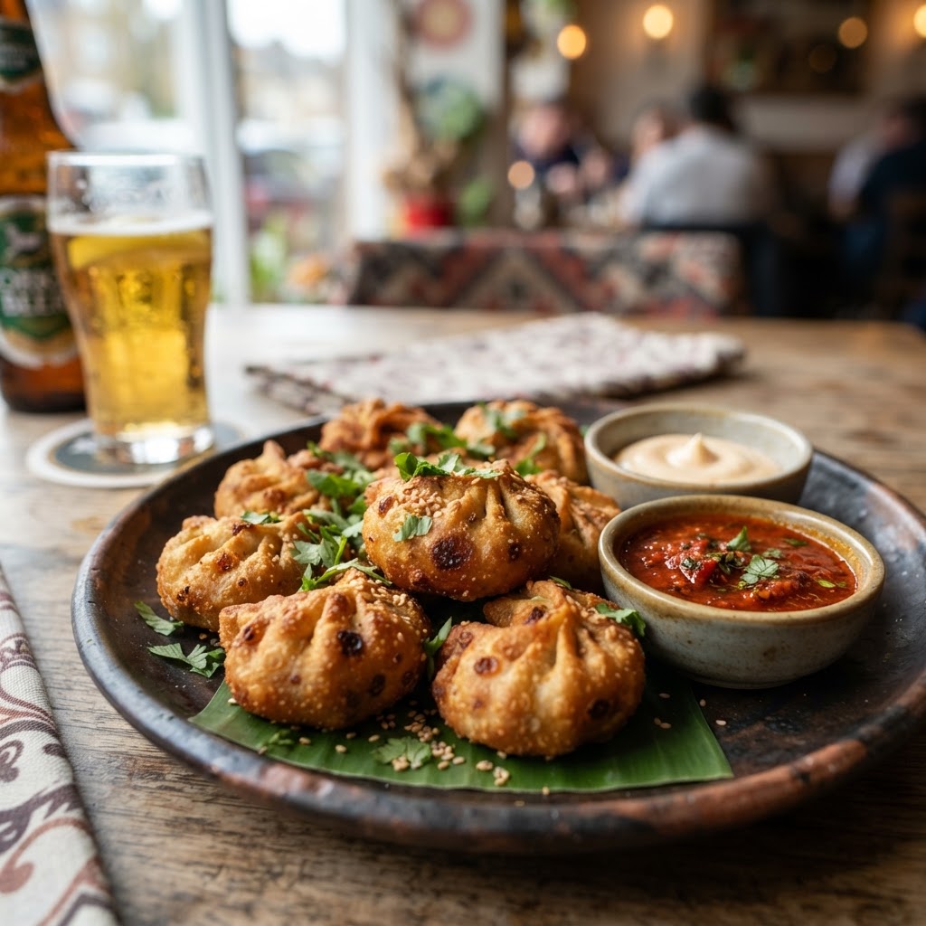 Fry Chicken Momo