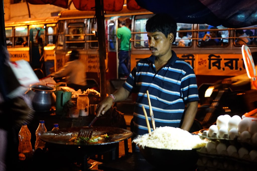 Kolkata street food vendor