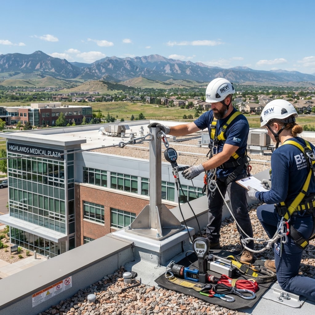 Load Testing Anchor Points in Highlands Ranch, CO