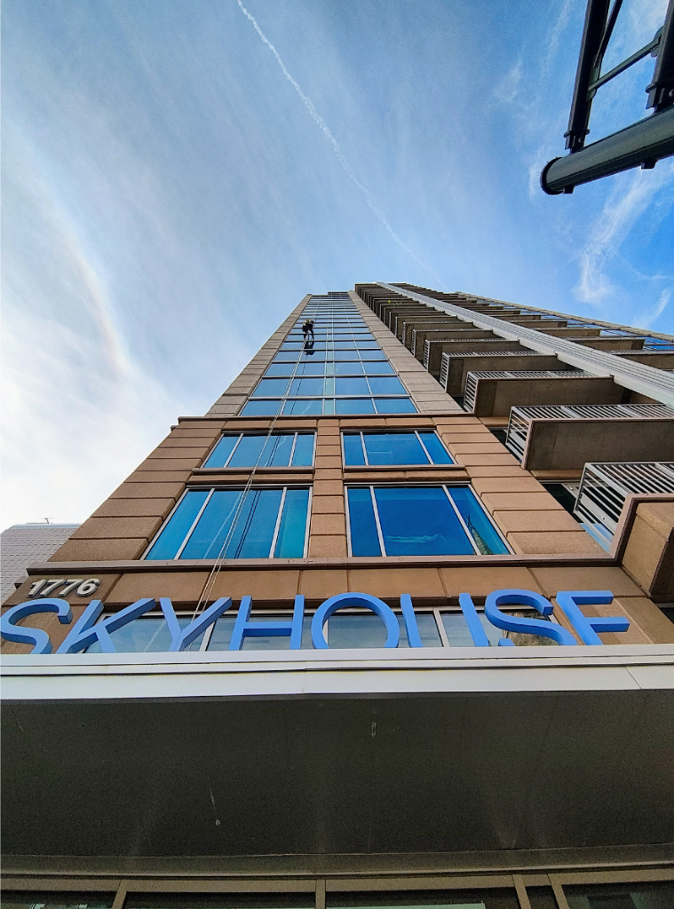 High rise window cleaning in Denver Colorado