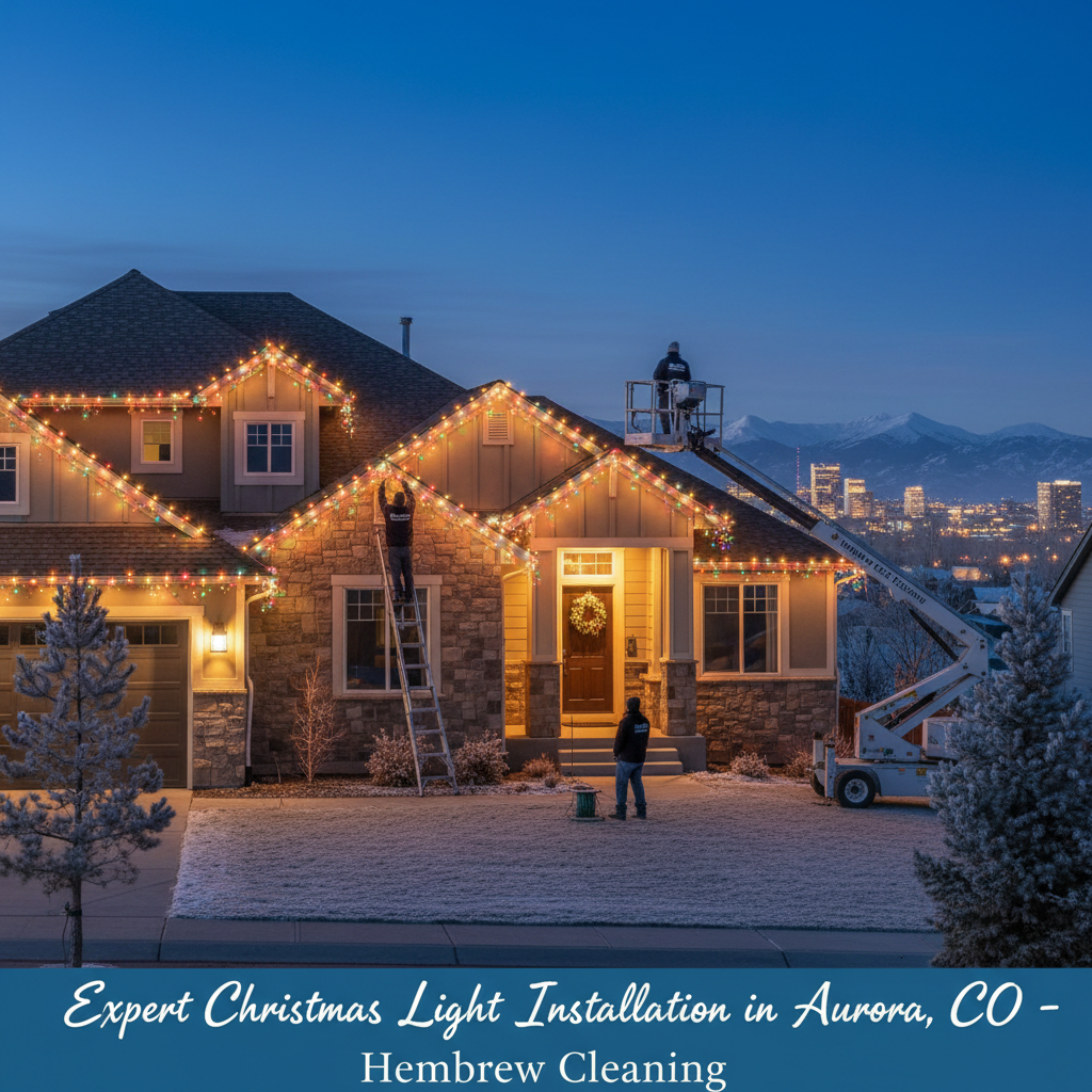 Expert Christmas Light Installation in Aurora, CO - Hembree Window Cleaning