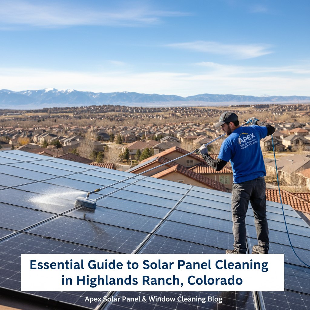 Essential Guide to Solar Panel Cleaning in Highlands Ranch, Colorado