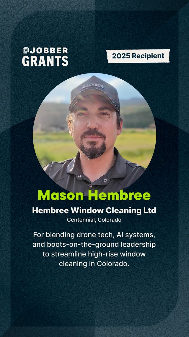 Professional window cleaning team