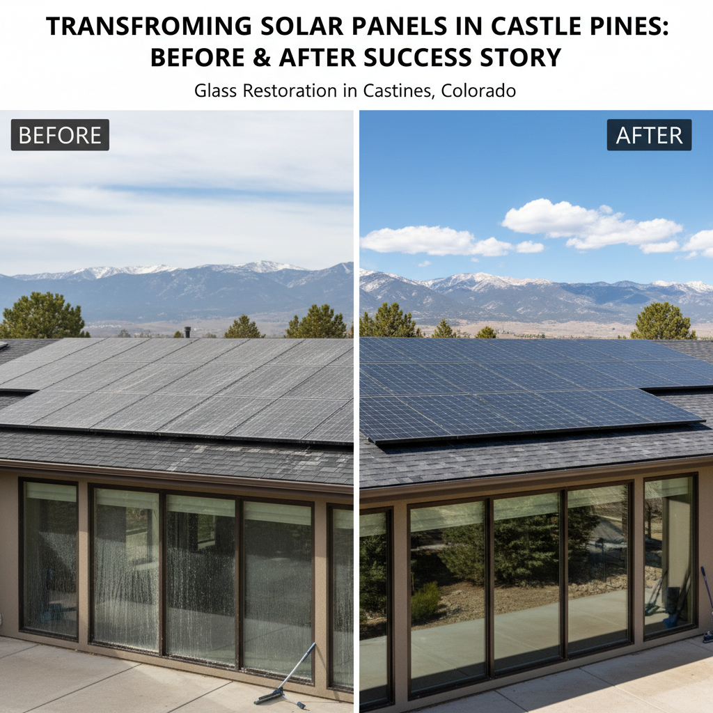 Transforming Solar Panels in Castle Pines: Before & After Success Story
