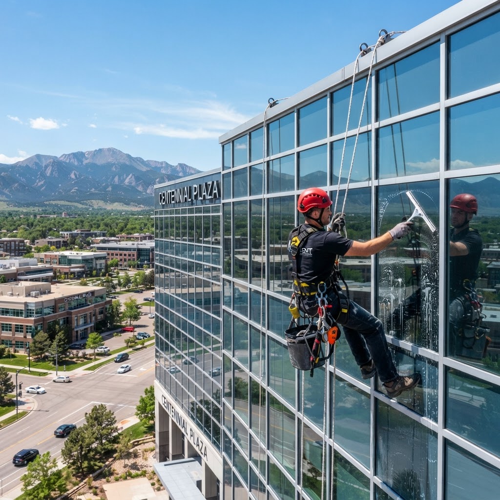 Why Rope Access Window Cleaning is Essential for Centennial Buildings