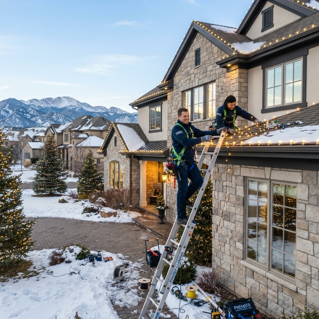 Christmas Light Installation & Window Washing Highlands Ranch Services