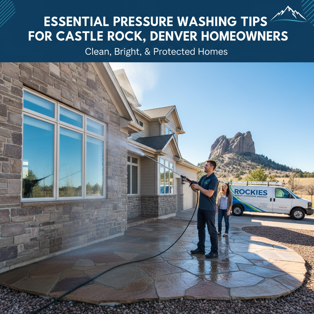 Essential Pressure Washing Tips for Castle Rock, Denver Homeowners