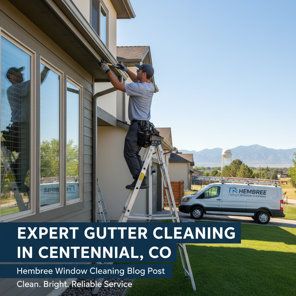 Expert Gutter Cleaning in Centennial, CO - Hembree Window Cleaning