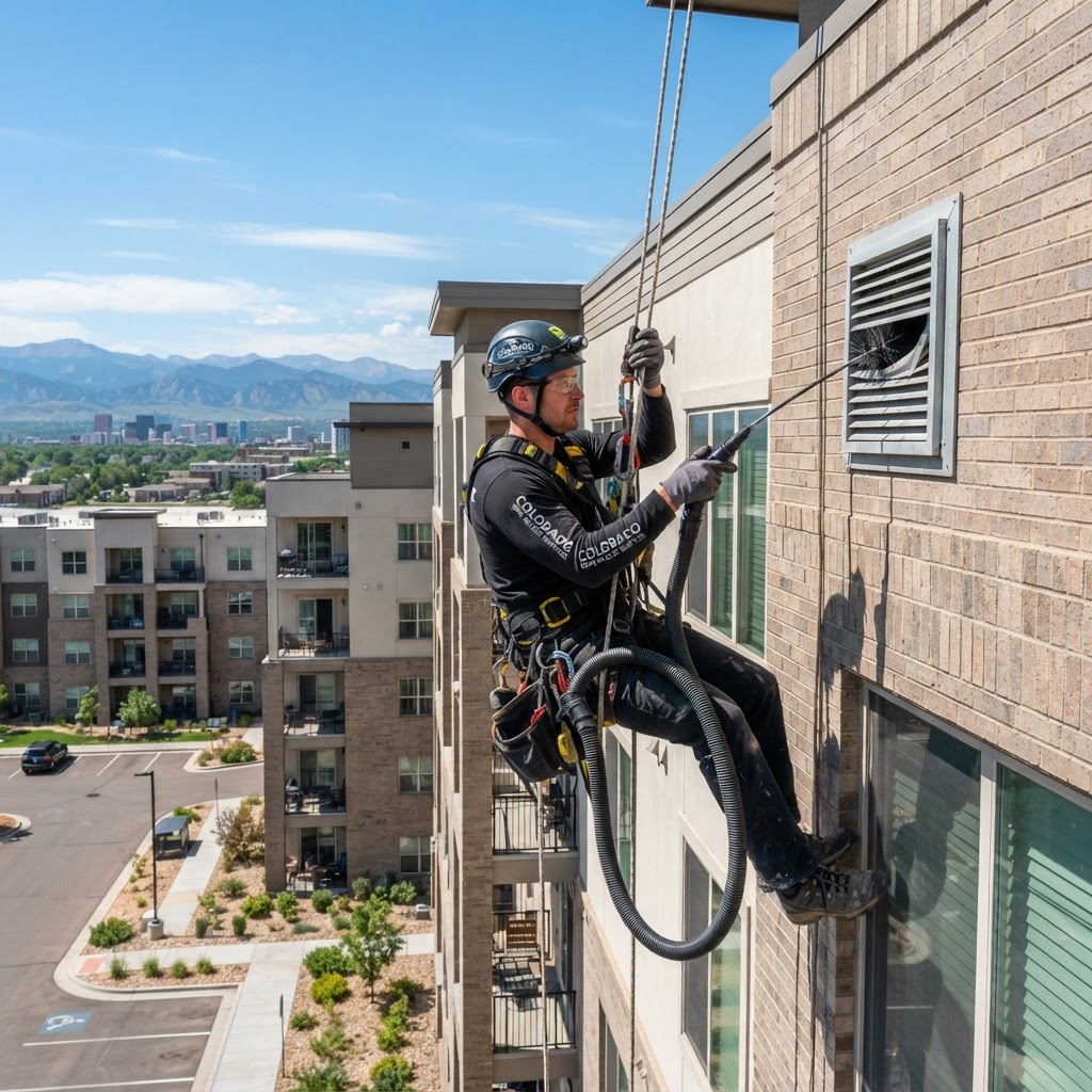 Rope Access Services Colorado: Expert Dryer Vent Cleaning in Aurora
