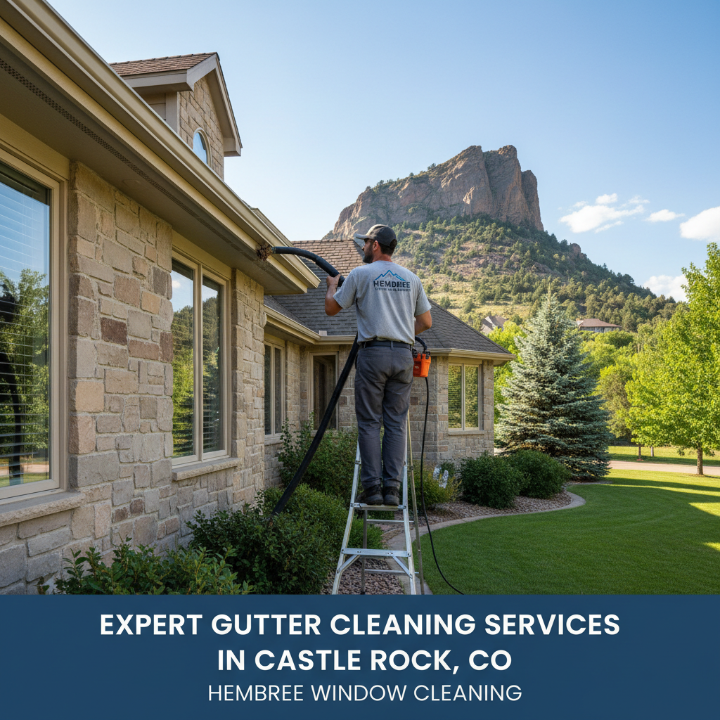 Expert Gutter Cleaning Services in Castle Rock, CO | Hembree Window Cleaning