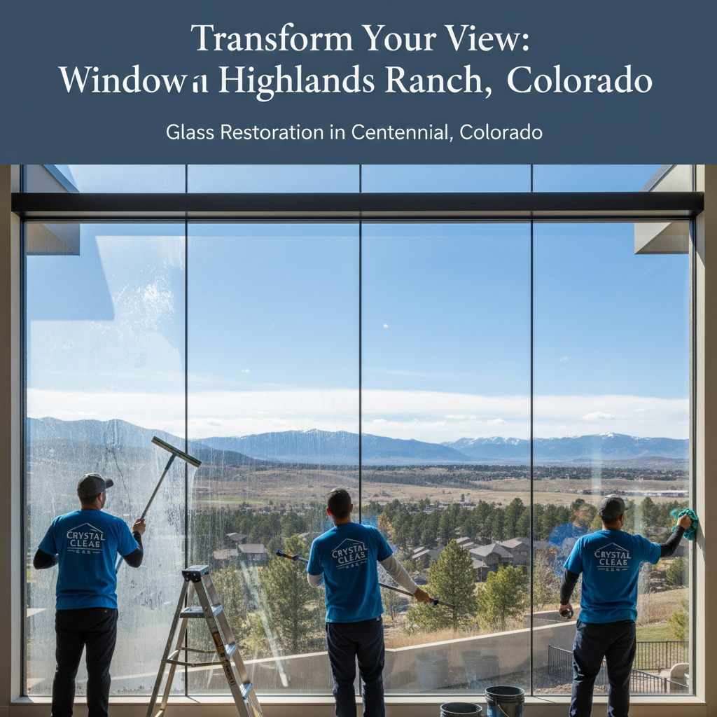 Transform Your View: Window Washing in Highlands Ranch, Colorado