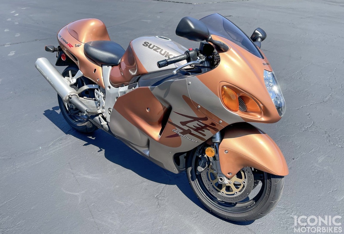 1999 Suzuki Hayabusa copper and silver