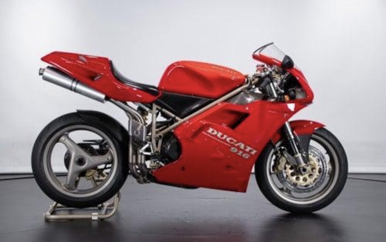 1994 Ducati 916 in red