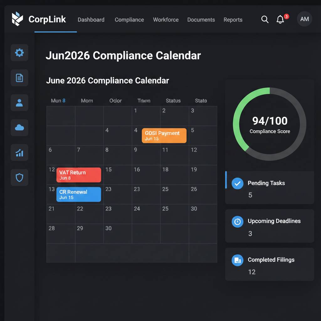 Anti-Penalty Compliance Calendar