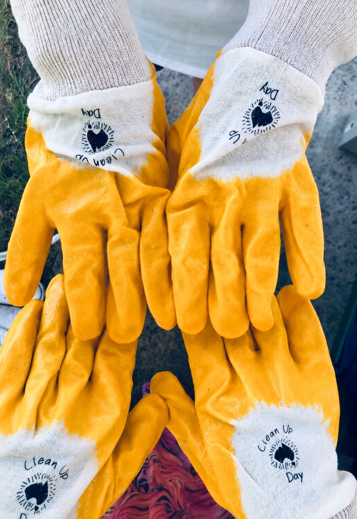 Lemon Spring team at a Clean Up Australia beach cleanup