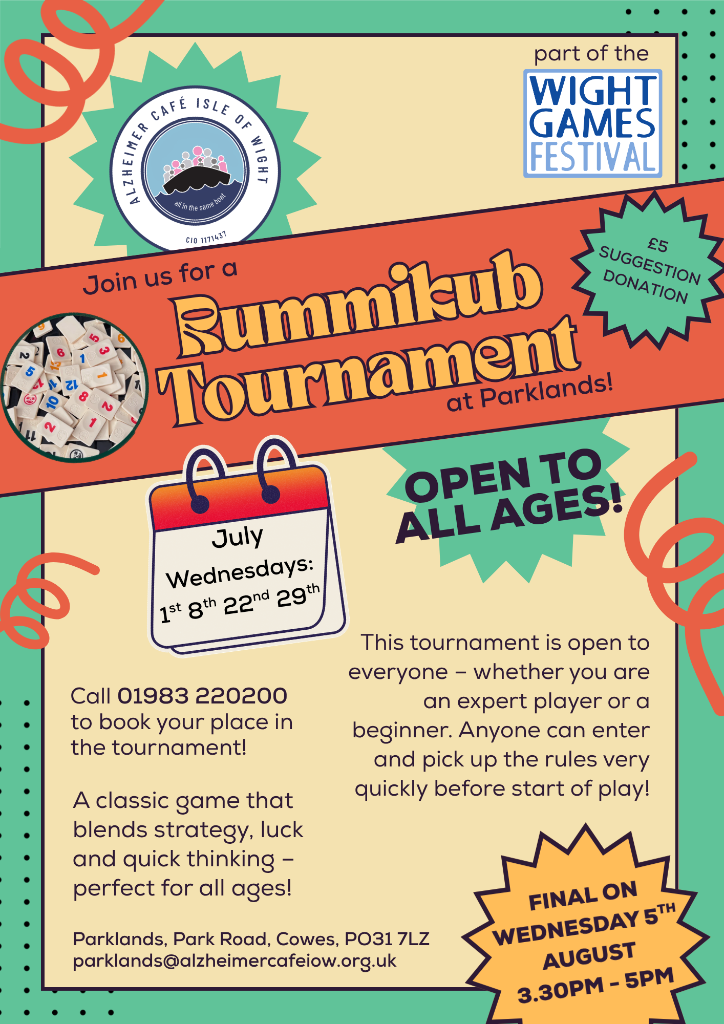 🎲😄 Summer Rummikub Tournament at Parklands!