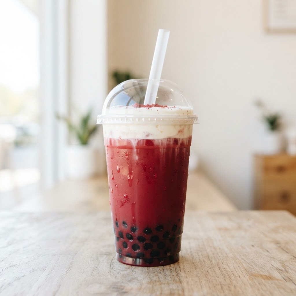 Red Velvet Milk Tea