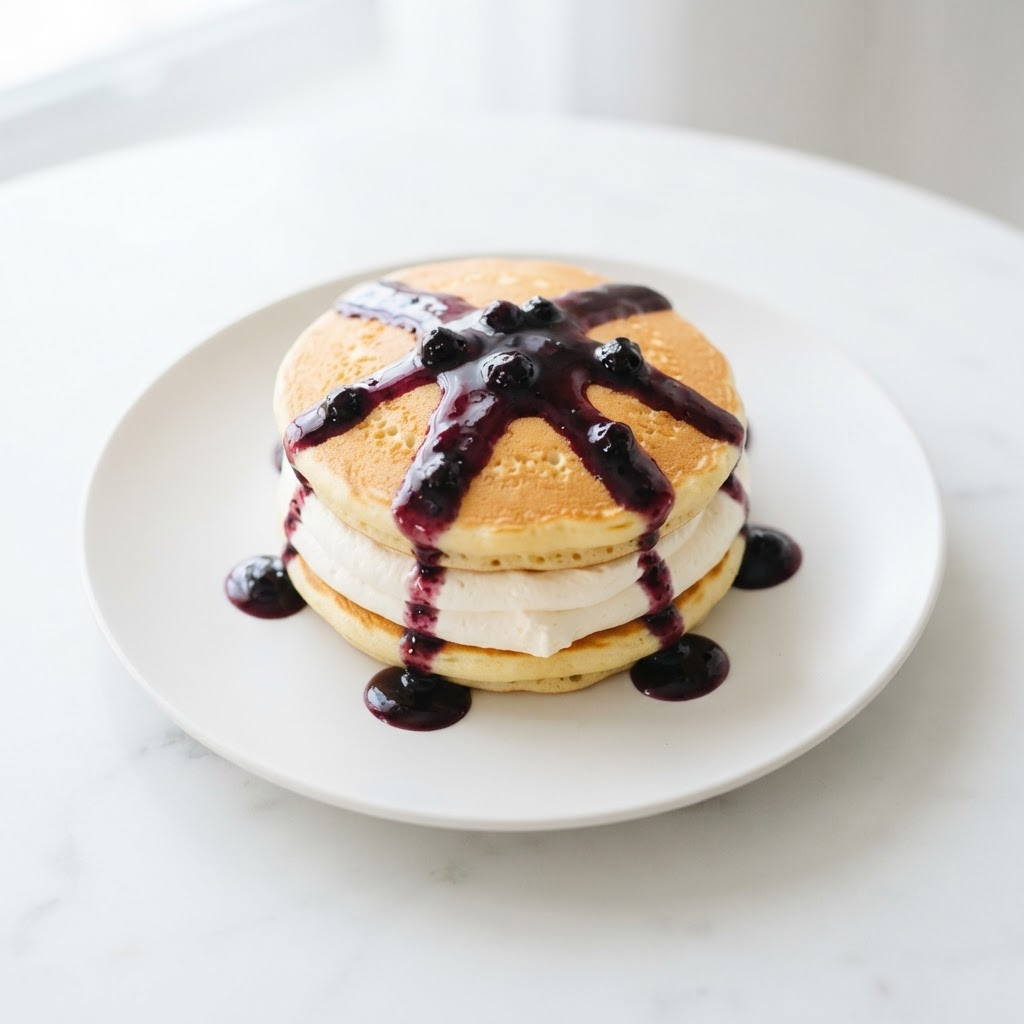 Blueberry bliss pancake