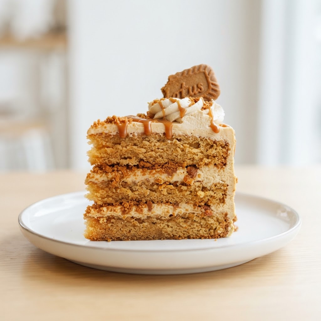 Biscoff Cake (Slice)