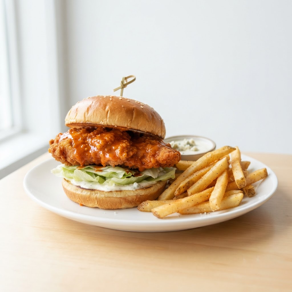 BF2- Spicy Buffalo w/ Fries