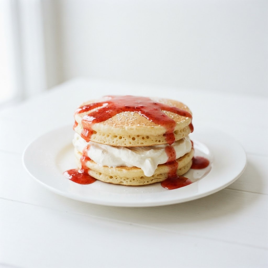 Strawberry bliss pancake