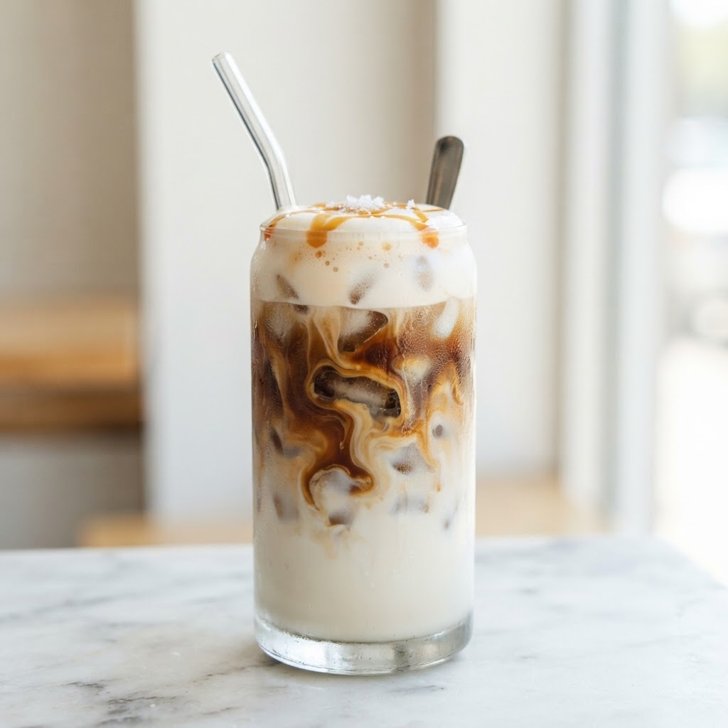 Iced Salted Caramel Macchiato