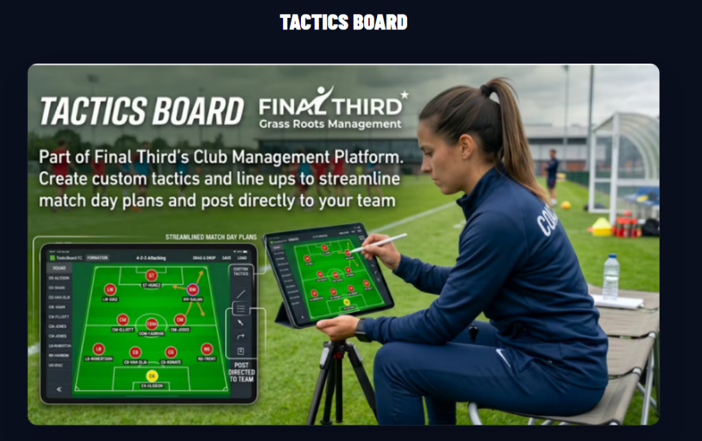 ⚽ Tactics Board