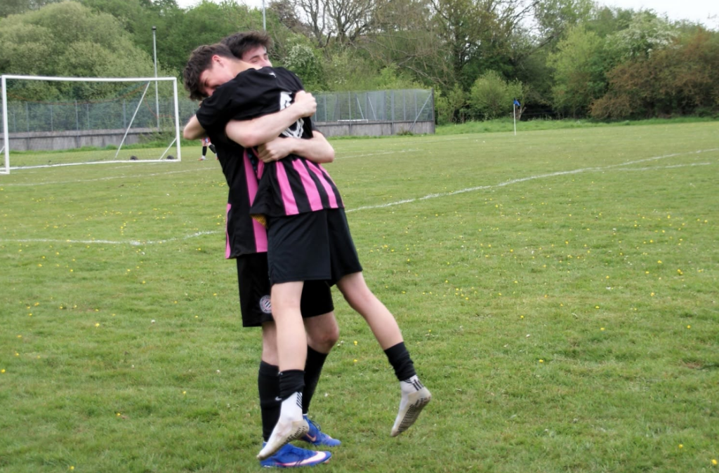 Montpellier FC players celebrating