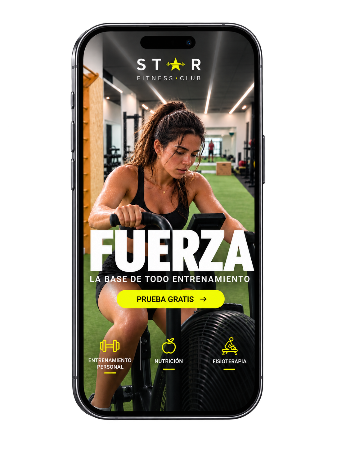 Propuesta del nuevo sitio web completo de Star Fitness Club