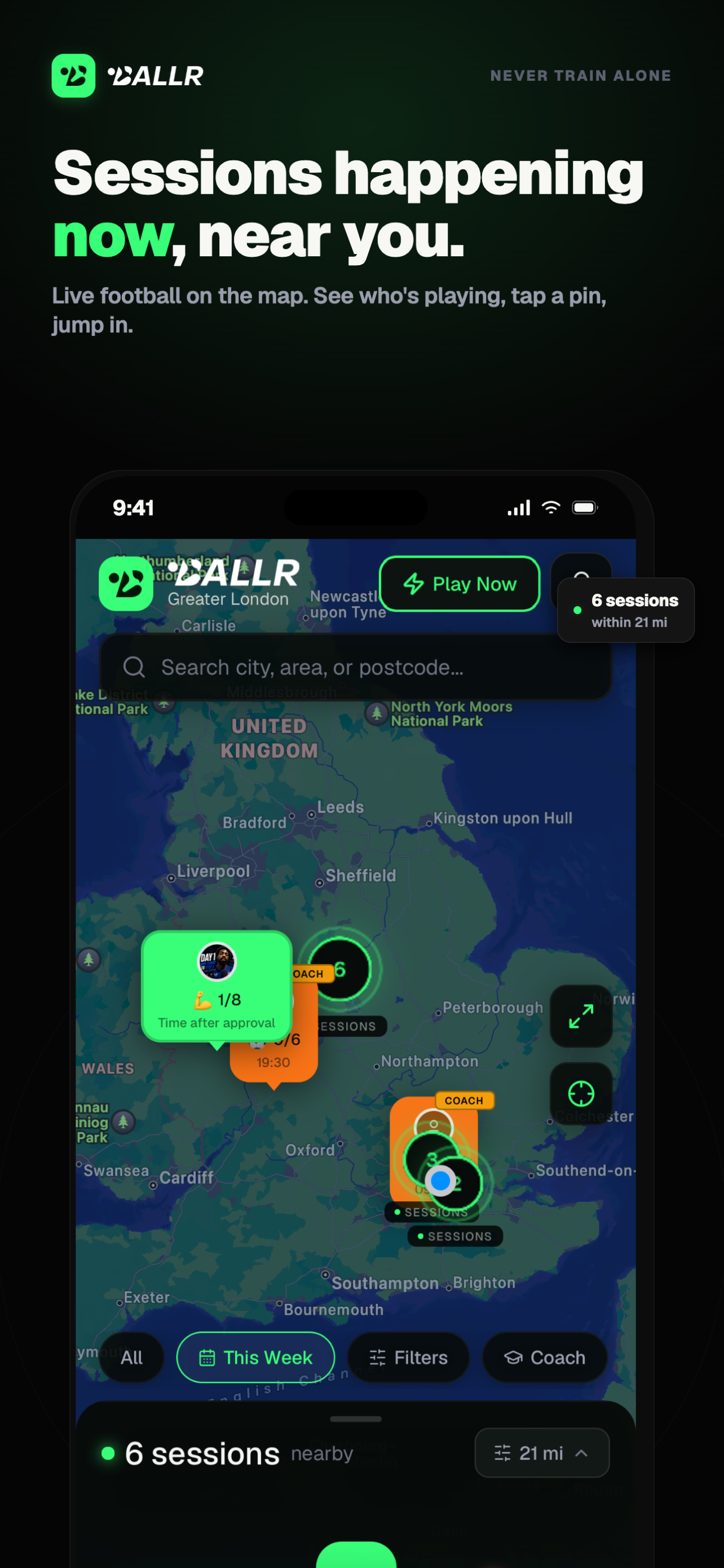 Explore sessions near you