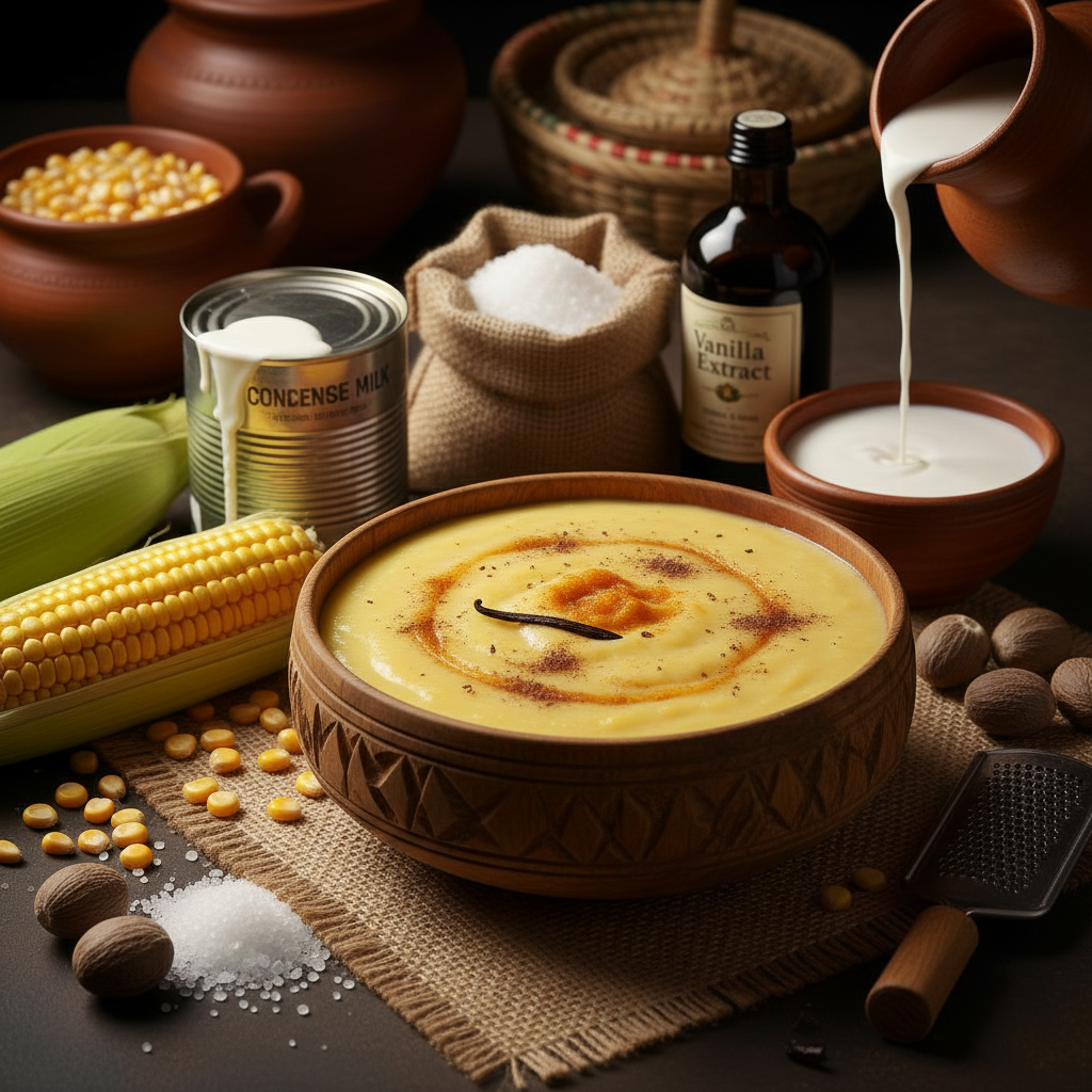 Cameroon Corn Pudding