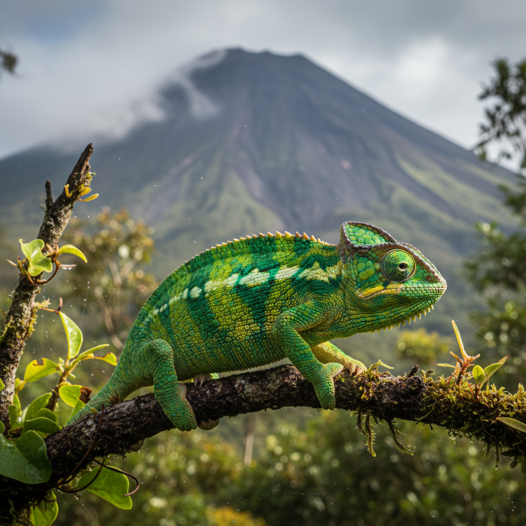 Mount Cameroon Chameleon