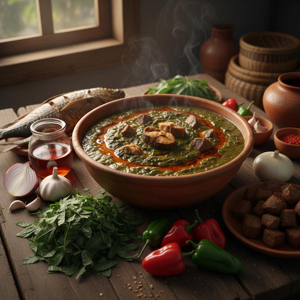 Cassava Leaf Soup