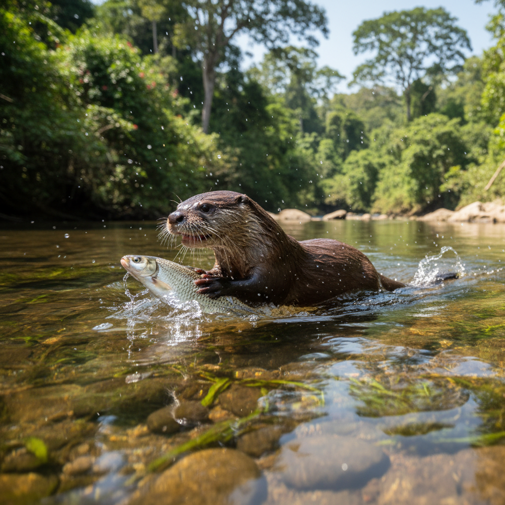 African Clawless Otter