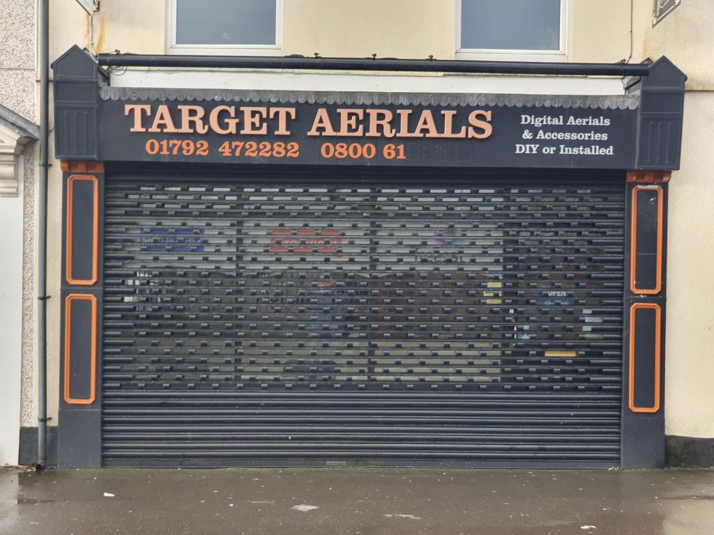 Target Aerials — Shop Shutters