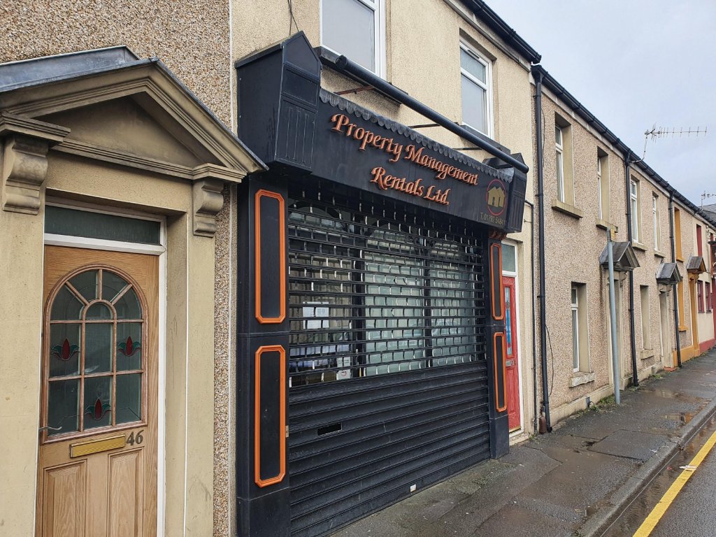 Shop Shutters — Side View