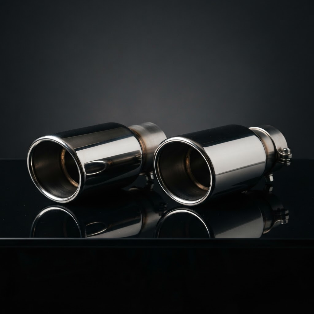 987 Cayman / Boxster Stainless Exhaust Tips — AM Car Parts Porsche exhaust part