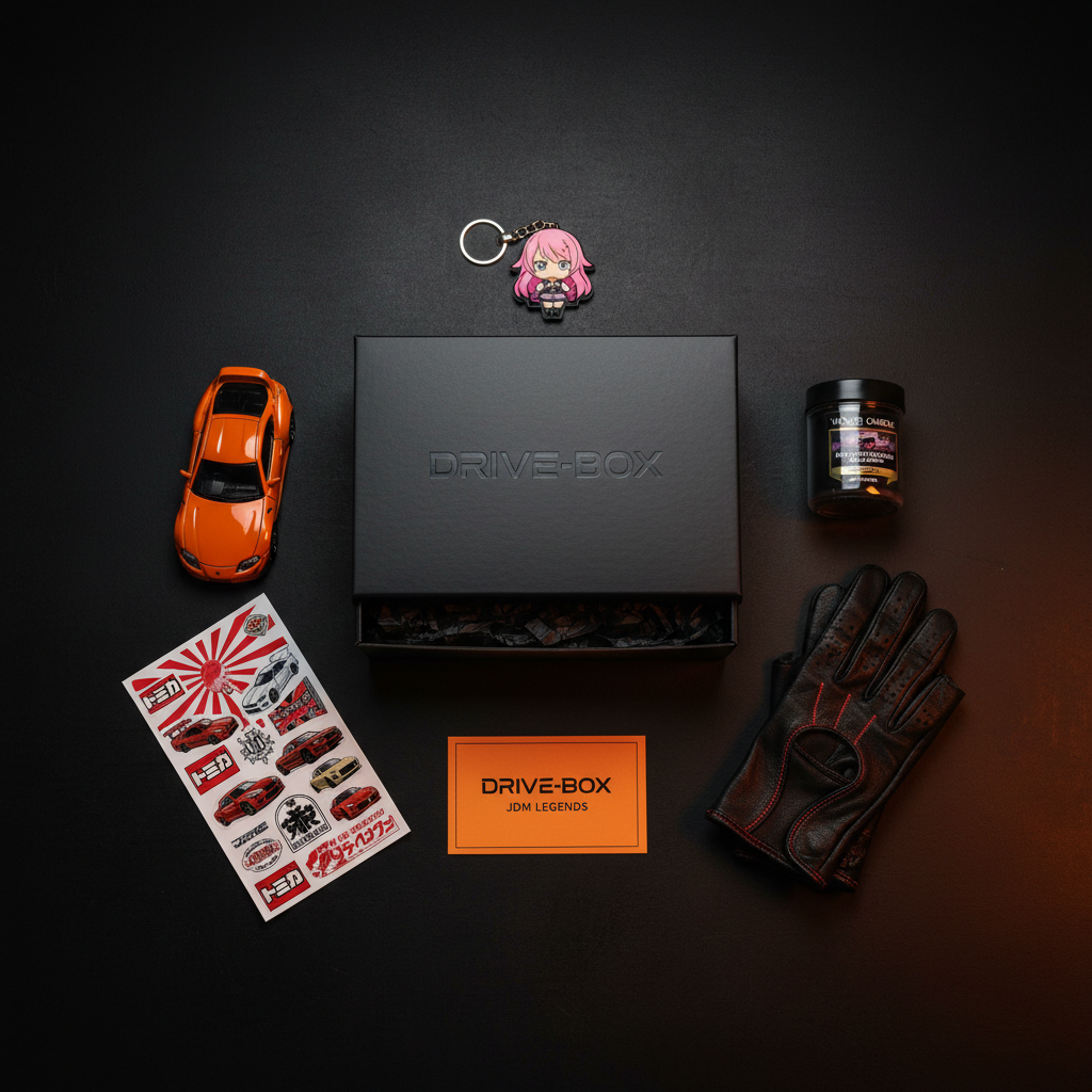 Drive-Box November 2025 — The JDM Box themed Porsche subscription box with official merchandise and collectibles