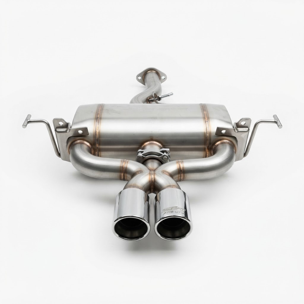 Porsche 718 Cayman/Boxster GT4-Style Dual-Exit Stainless Steel Exhaust System (2016-2025)