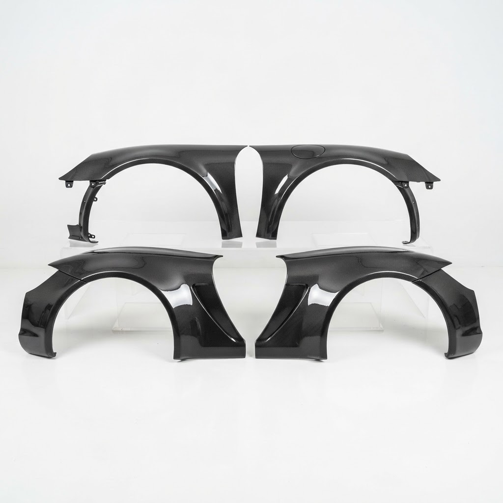 Porsche Cayman 987 EPA-Style Front Arch Flares (4-Piece, +25mm) — Wide Body Wheel Arch Kit