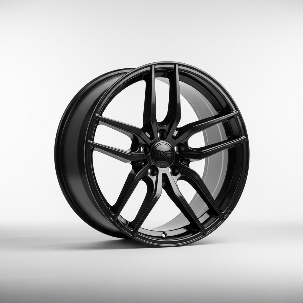 AXE EX20 — 8.5J x 20" | 5x112 | ET29 | Gloss Black & Polished | Fits Porsche Macan / Cayenne 92A / Panamera (5x112)