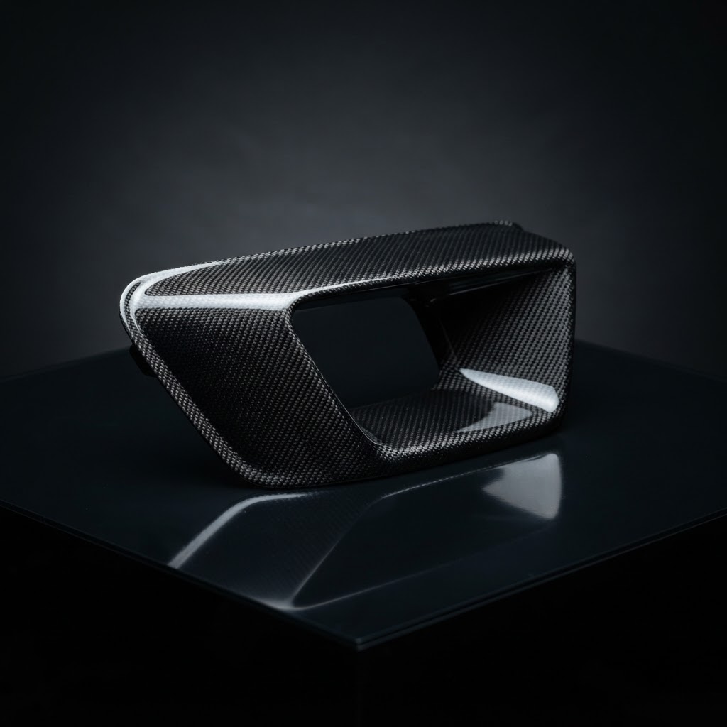 718 Cayman GT4 RS Side Intake Scoop — Carbon — Lion Tuning Porsche aero part
