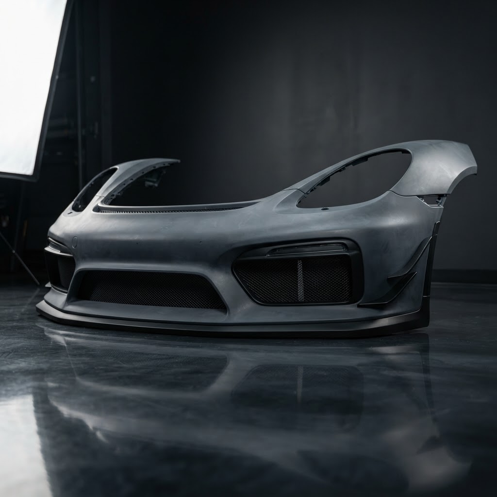 987 Cayman GT4-Style Front Bumper Conversion — Lion Tuning Porsche body_kits part