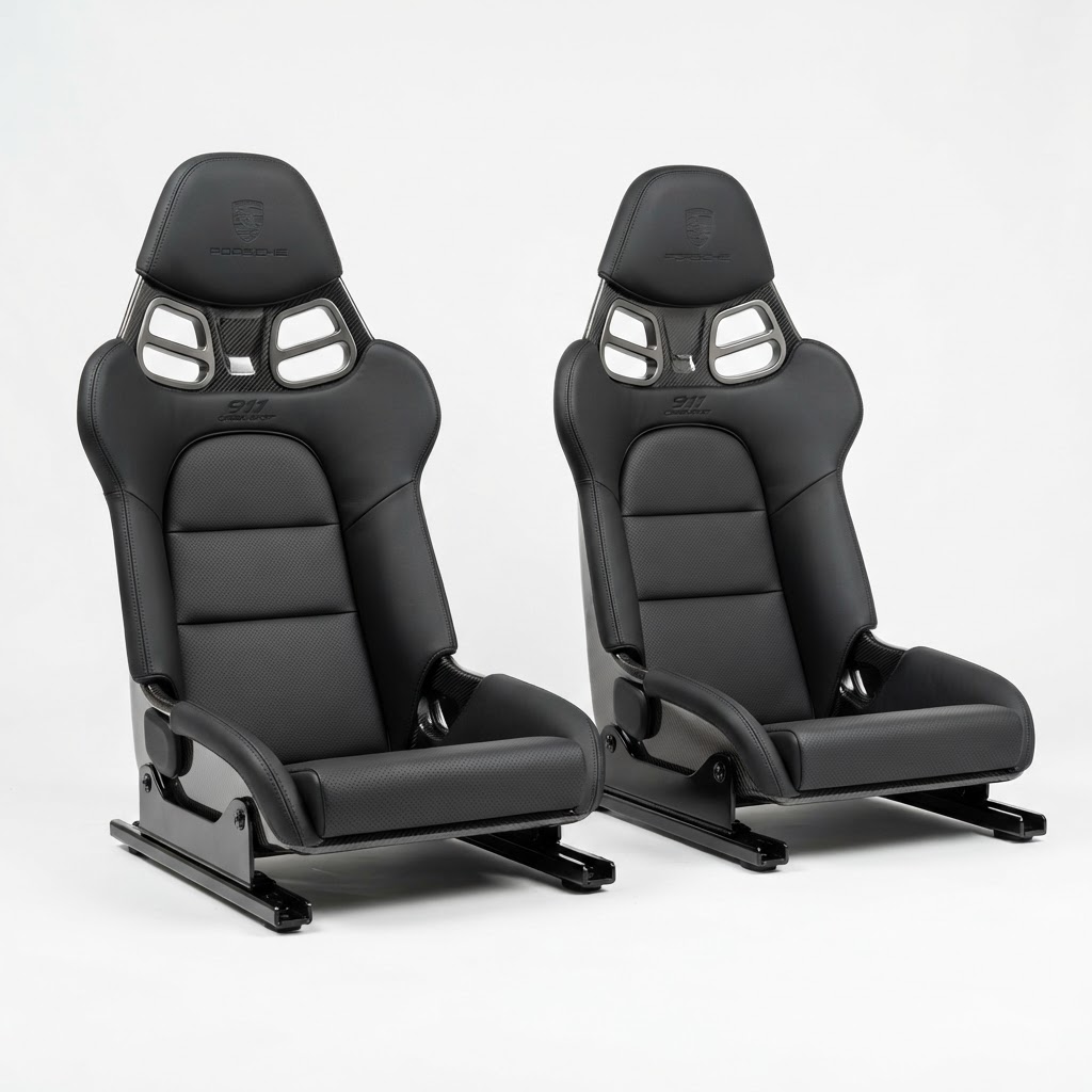 Carbon Fibre Vorsteiner Sport Bucket Seats — Fits Porsche 911 (992) 2020+