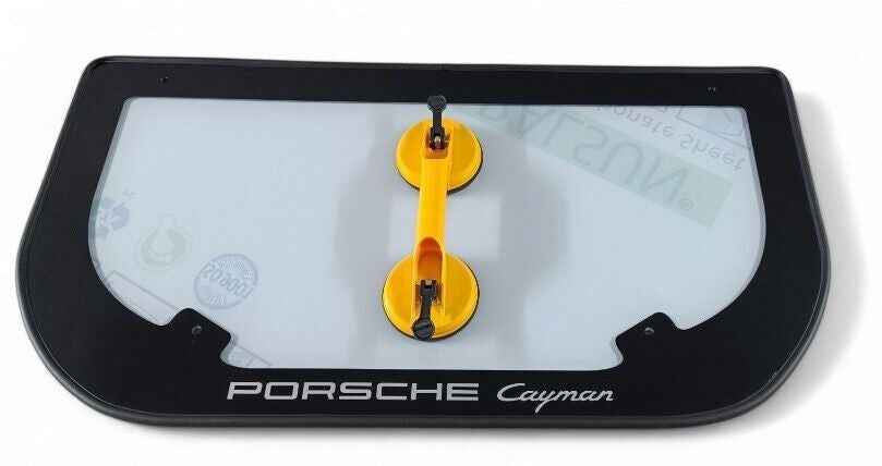Porsche 987.1 Cayman Clear Transparent Polycarbonate Engine Cover Panel — AM Car Parts Porsche engine part