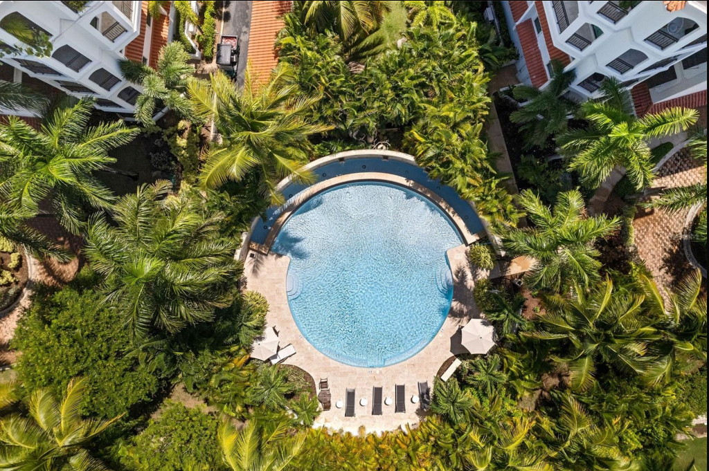Aerial Pool View