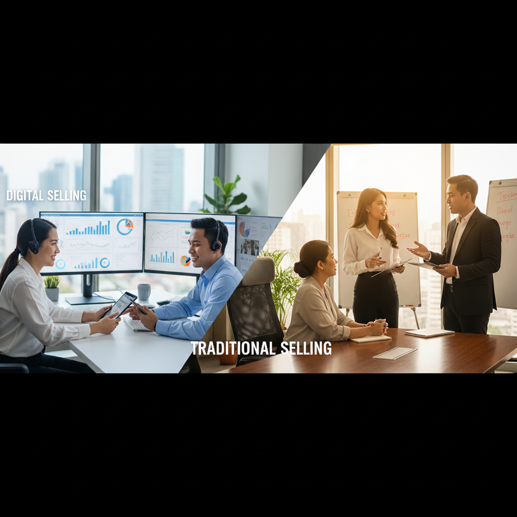 Digital Selling vs Traditional Selling — What Works Best Today?